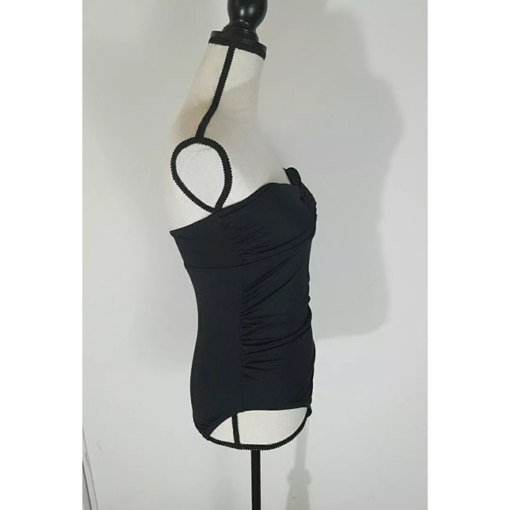 Calvin Klein Women's Strapless Bandeau One-Piece - Picture 5 of 6